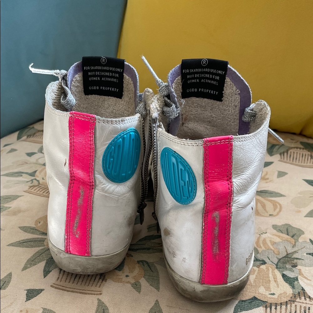 Golden Goose Leather Francy Size 38. (7.5/8)